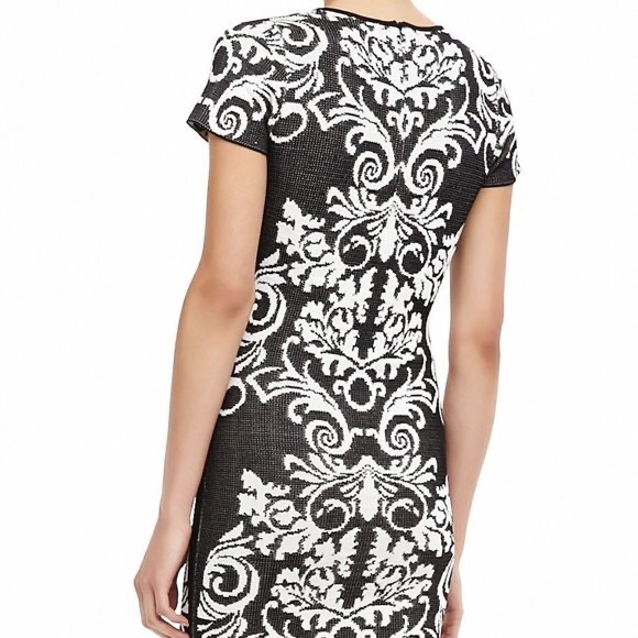 Parker NY Black & White Knit Dress SZ S - Picture 2 of 4